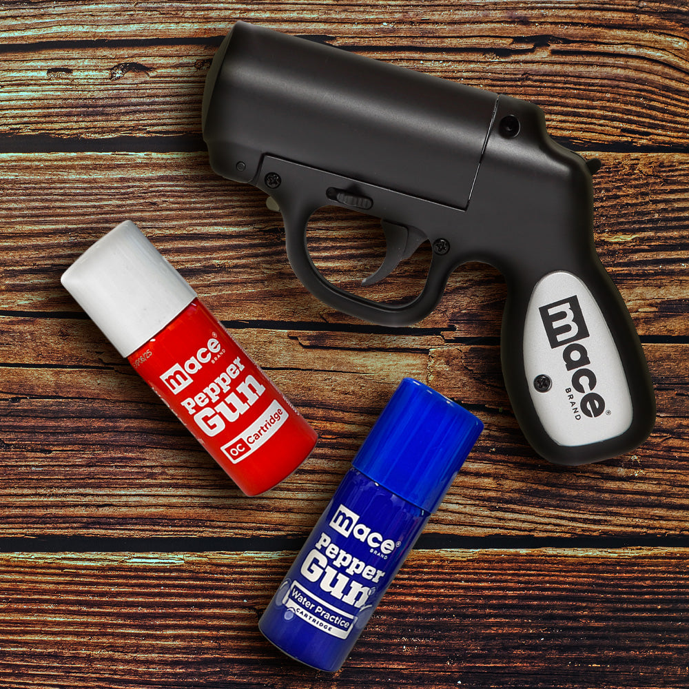 Mace Pepper Spray Gel - 18 Ft Range, Police Strength, With Belt Clip For Self Defense (Expires 8/2028+)