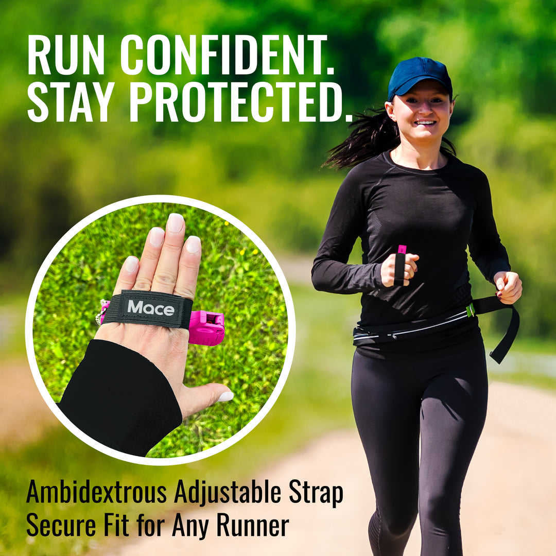 Mace Flip Top with Sport Band Pepper Spray - Pink