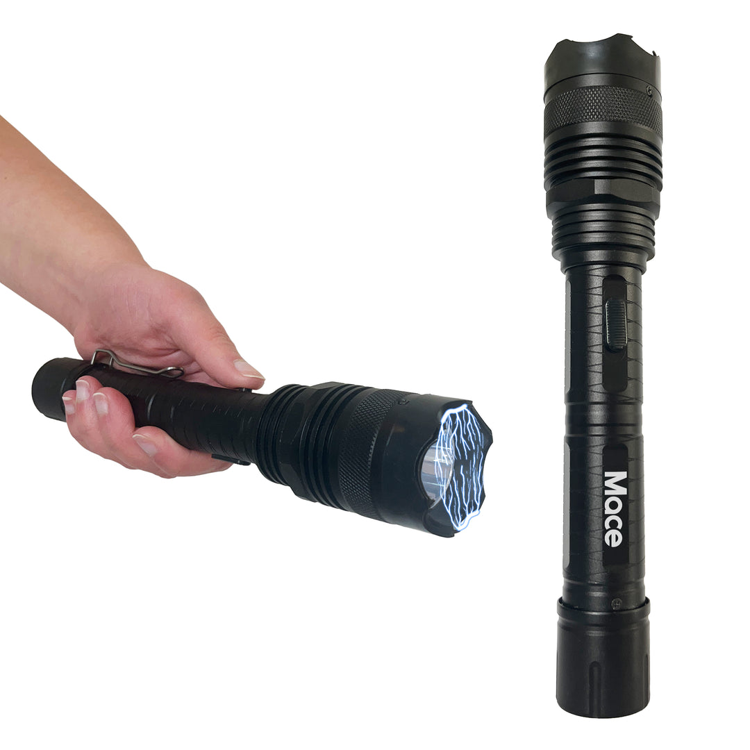 Mace Stun Gun Bright LED Rechargeable Flashlight