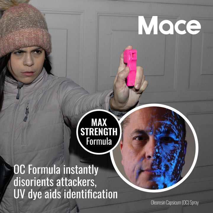 Mace Flip Top Pocket Pepper Spray - Pink