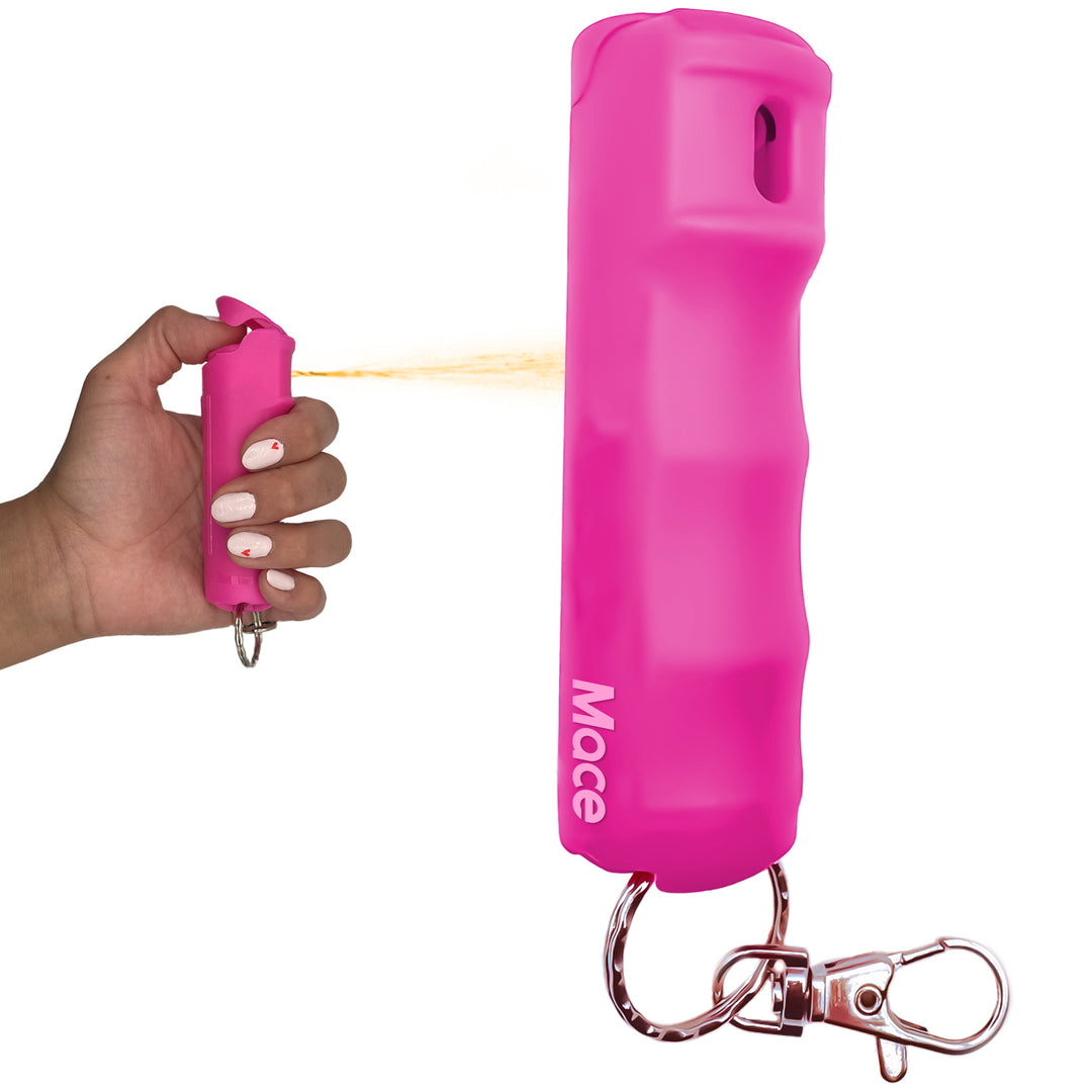Mace Flip Top Compact Hard Case Pepper Spray - Pink
