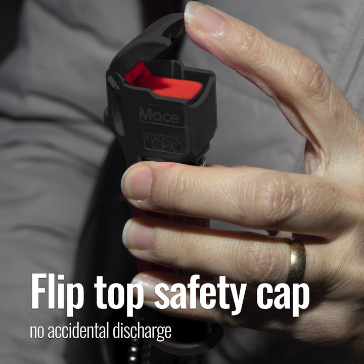 Mace Flip Top Pepper Spray - Black