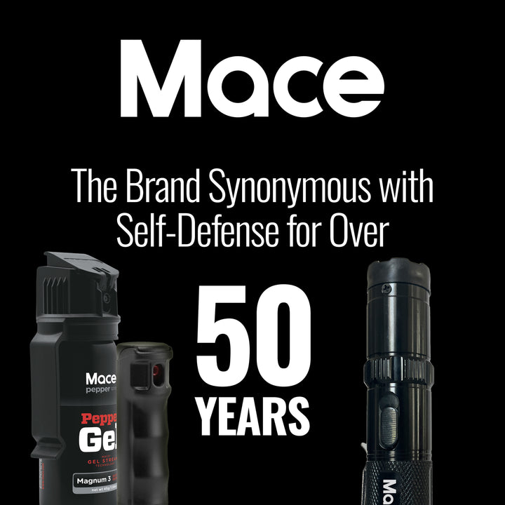 Mace Compact Stun Gun Bright LED Rechargeable Flashlight