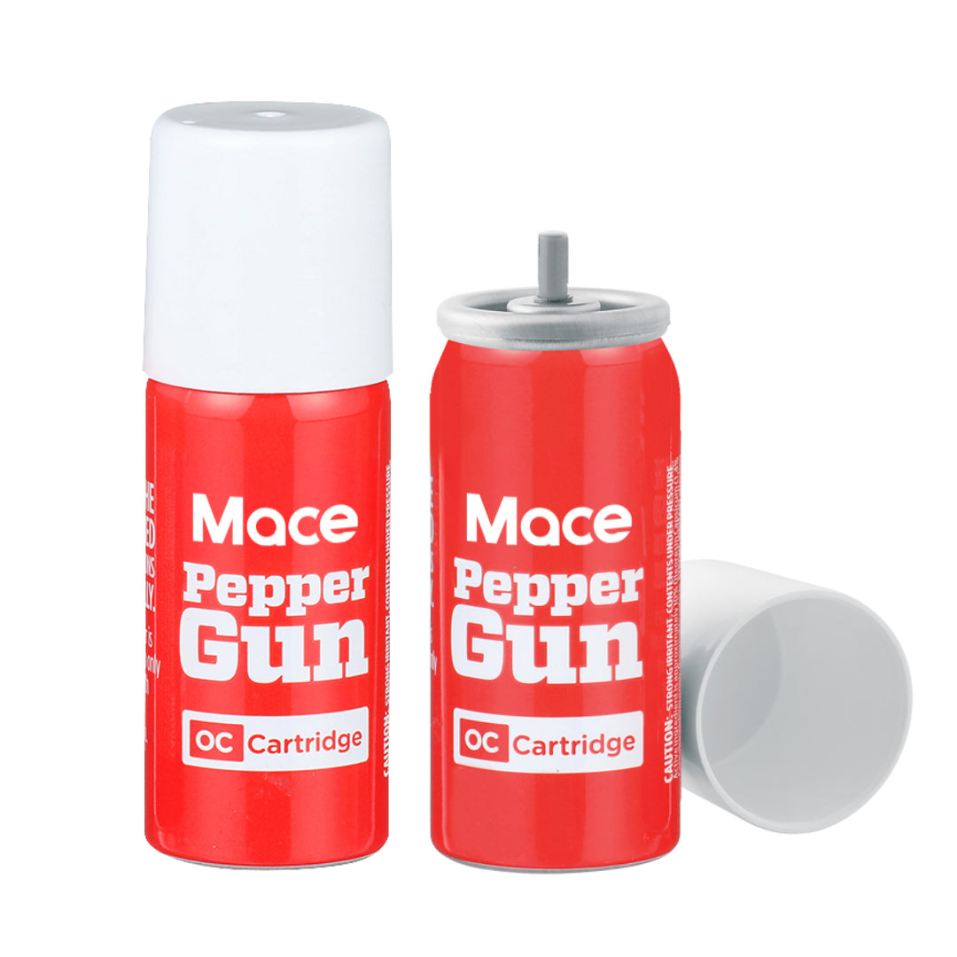 Mace 2 Pack Pepper Spray Cartridge Refill for Mace Pepper Gun