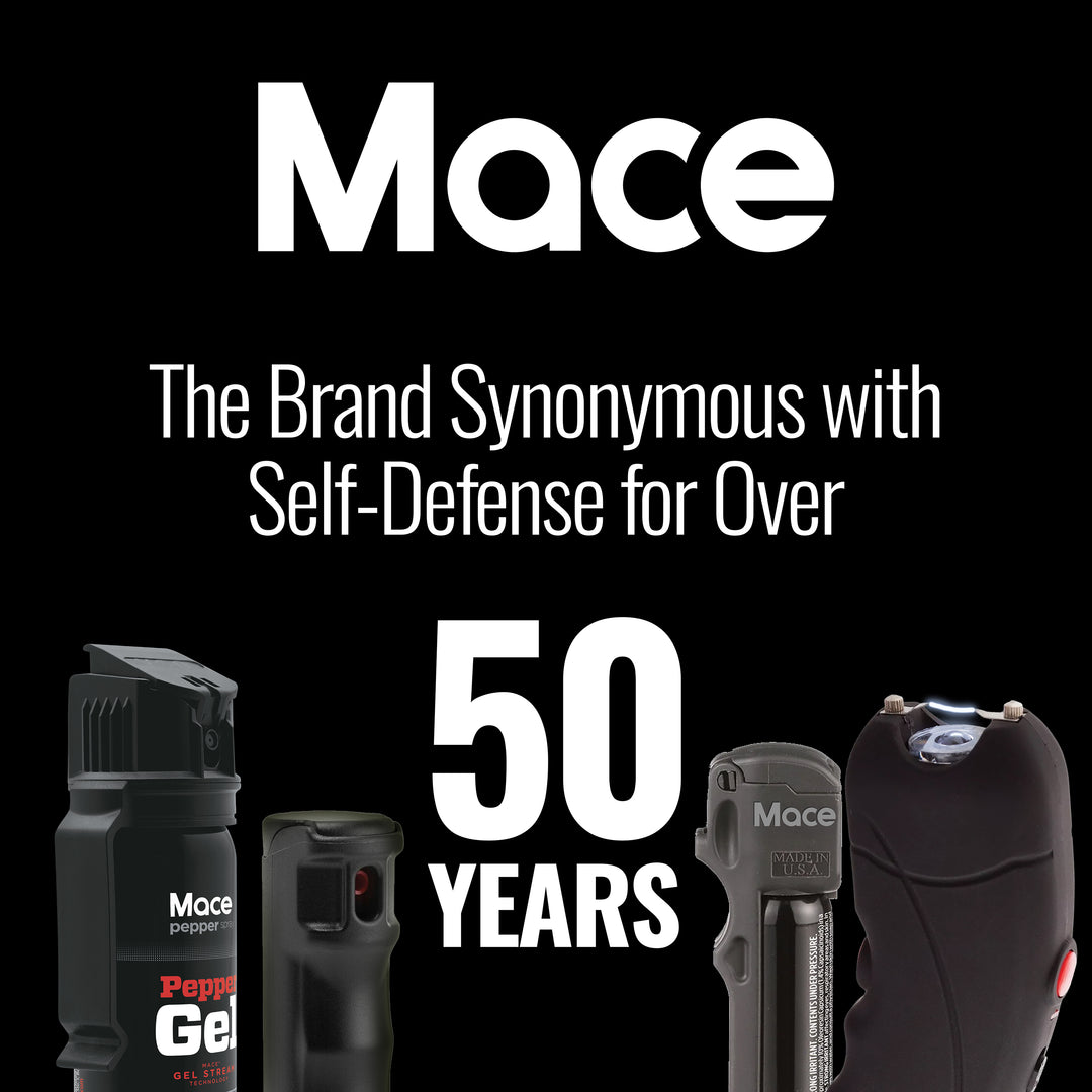 Mace Ergo Stun Device & Personal Model Pepper Spray - Black