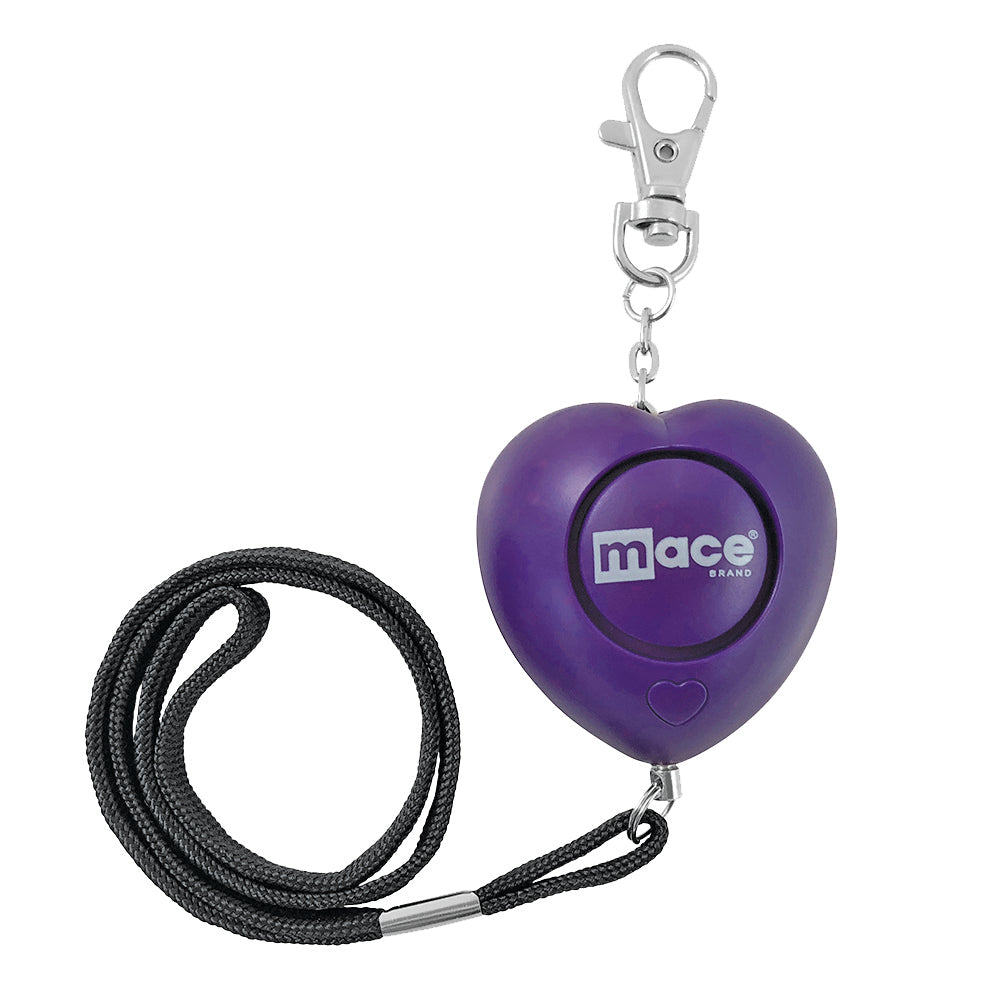 Personal Alarm Heart-Purple