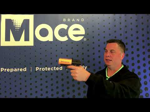 Mace Pepper Spray Gun, ideal home and vehicle defense, Black and orange