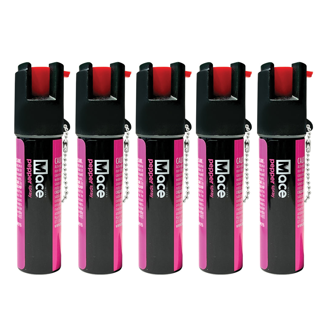 Value Pack (5) Pink Twist Lock Pepper Sprays