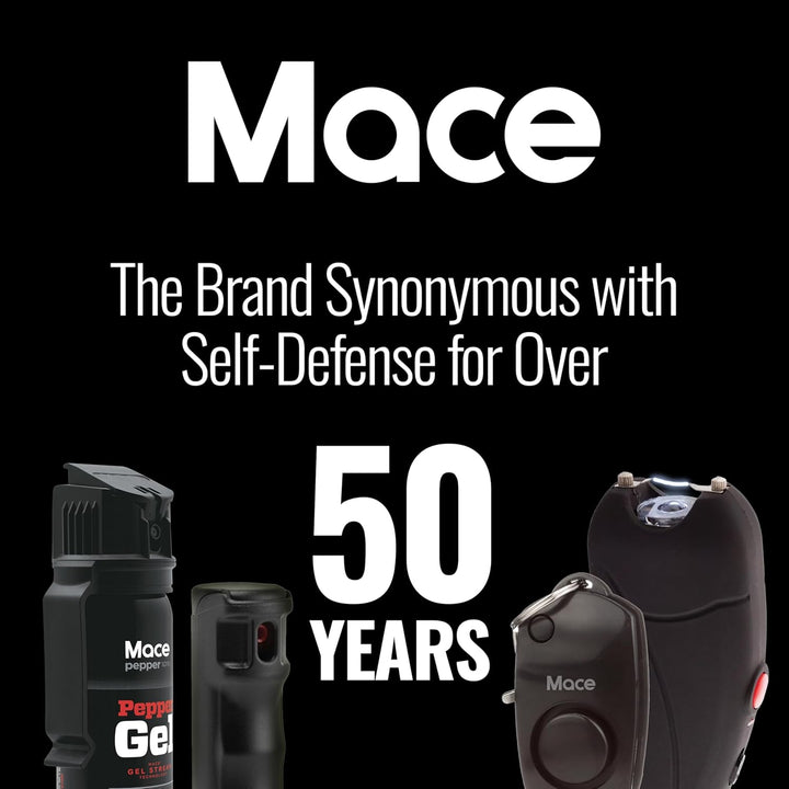 Mace Ergo Stun Gun, Alarm, & Hard Case Pepper Spray - Black