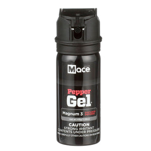 Non-lethal home and vehicle defense,  Mace pepper spray gel with clip,  18 ft range, Made in the USA