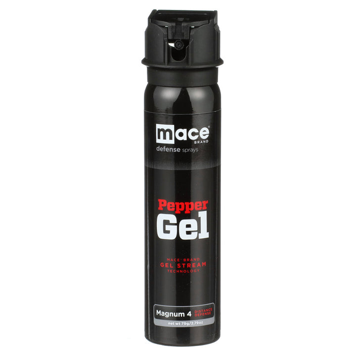 Non-lethal home defense Mace® Brand Pepper Spray Gel large size, 18 ft range, Made in the USA