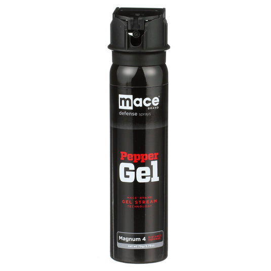 Non-lethal home defense Mace pepper spray gel large size,  18 ft range, Made in the USA