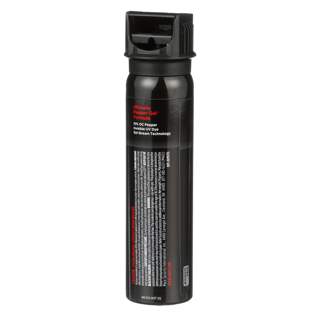 Non-lethal home defense Mace® Brand Pepper Spray Gel large size, 18 ft range, Made in the USA