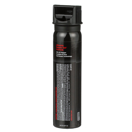 Non-lethal home defense Mace pepper spray gel large size,  18 ft range, Made in the USA