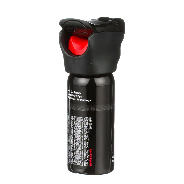 Non-lethal home defense LED equipped 1.59oz. Mace pepper spray gel, 18 ft range, Made in the USA