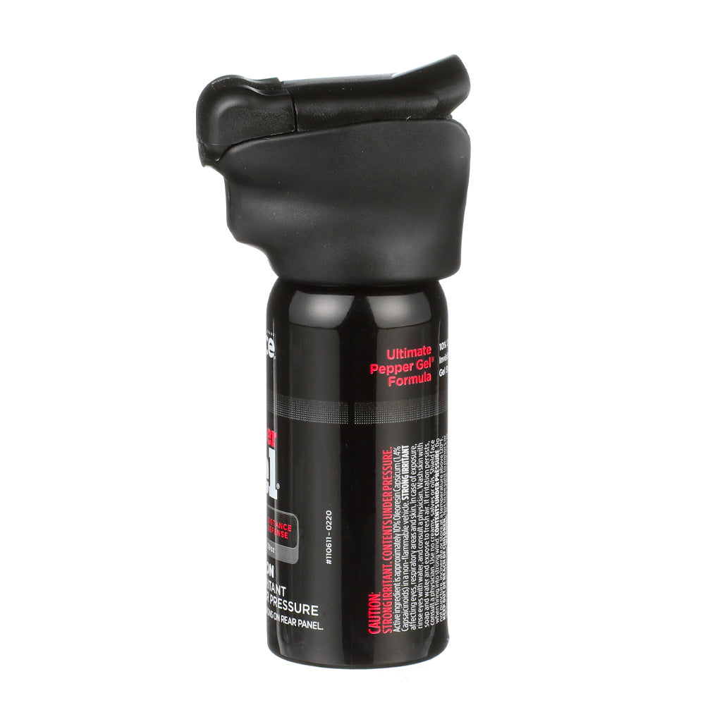 Non-lethal home defense LED equipped 1.59oz. Mace pepper spray gel, 18 ft range, Made in the USA