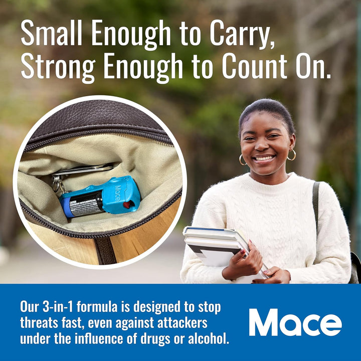 Mace Triple Action Pocket Model Pepper Spray - Blue