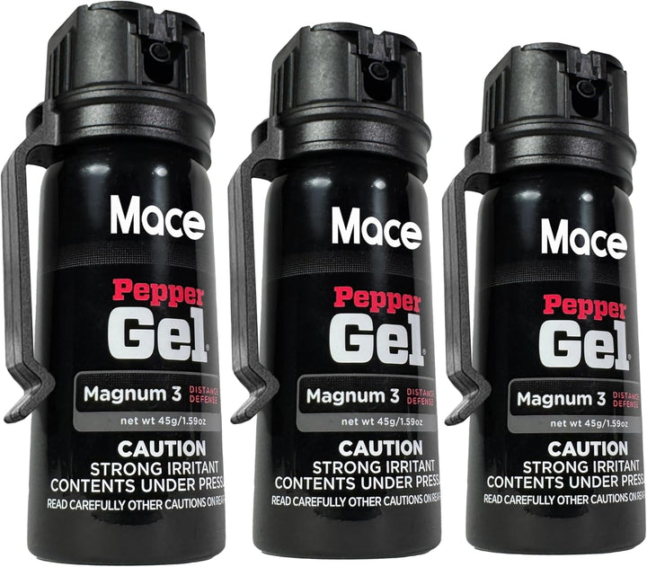Mace Magnum 3 Flip Top Pepper Gel - 3 Pack