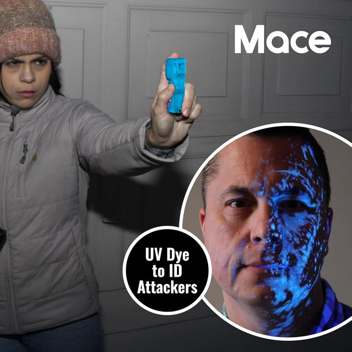 Mace Triple Action Pocket Model Pepper Spray - Blue