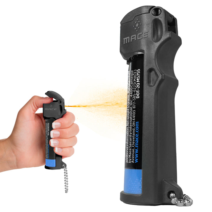 Mace 3-in-1 Flip Top Pepper Spray - Black