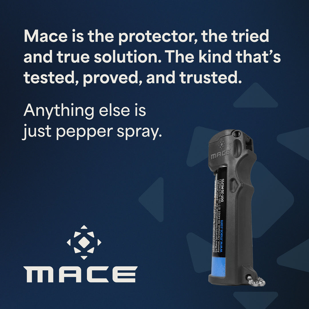 Mace 3-in-1 Flip Top Pepper Spray - Black