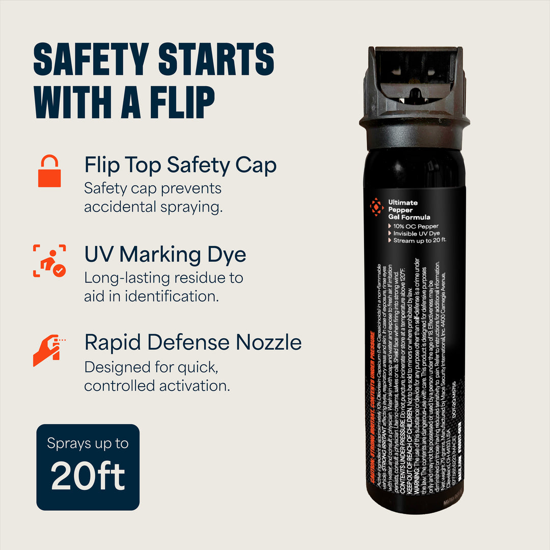 Mace Magnum 4 Flip Top Pepper Gel