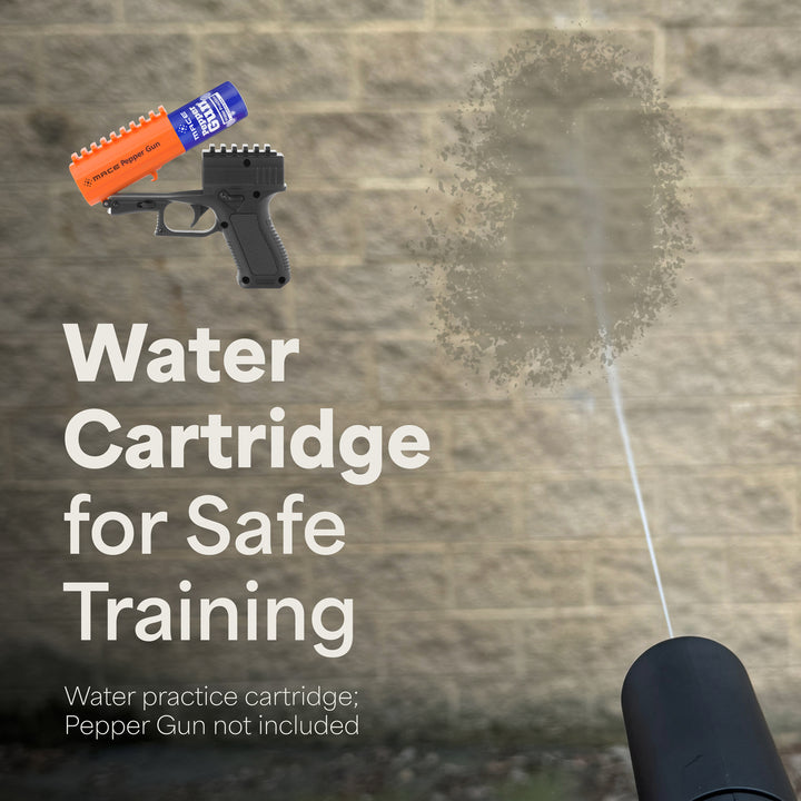 Mace 2 Pack Pepper Spray & Practice Water Trainer Cartridge Refill for Mace Pepper Gun