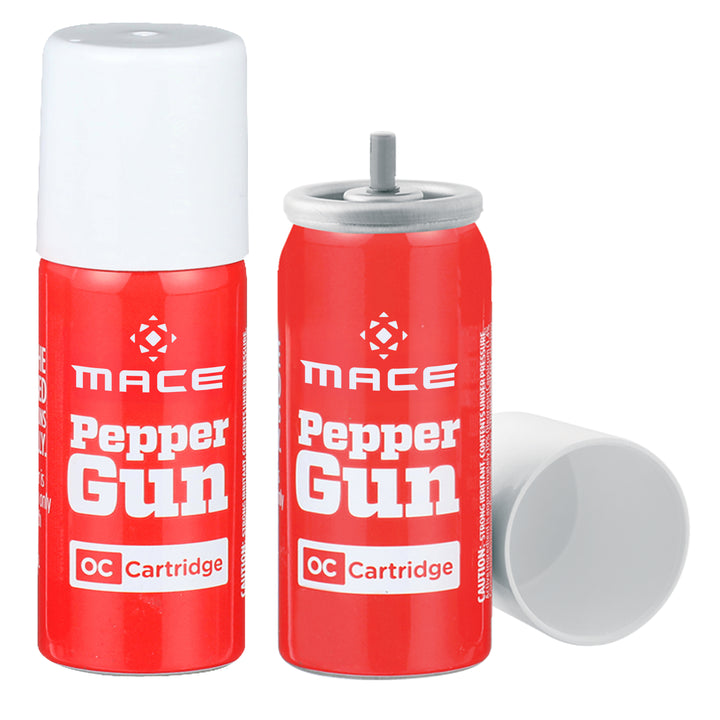 Mace 2 Pack Pepper Spray Cartridge Refill for Mace Pepper Gun