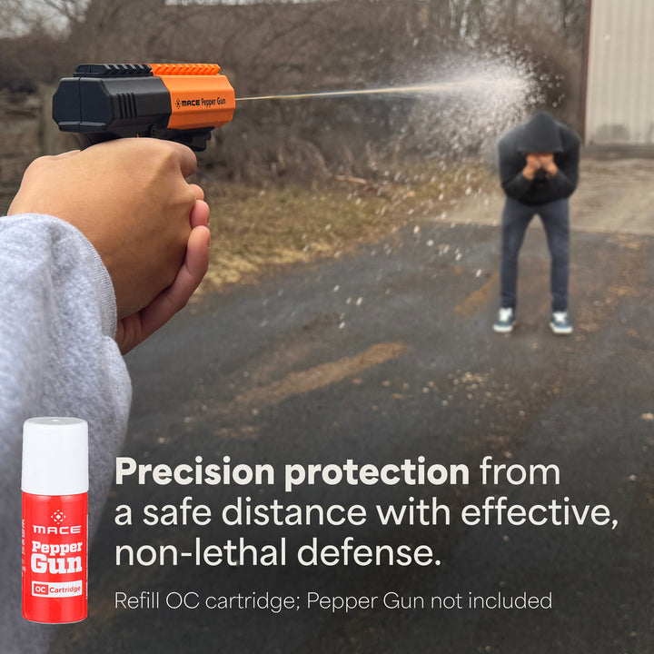 Mace 2 Pack Pepper Spray Cartridge Refill for Mace Pepper Gun