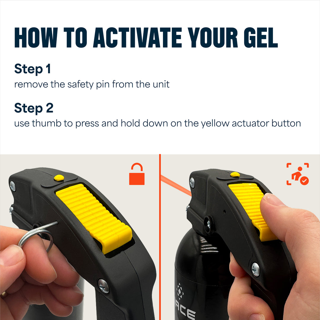 Mace Magnum 9 Trigger Handle Pepper Gel