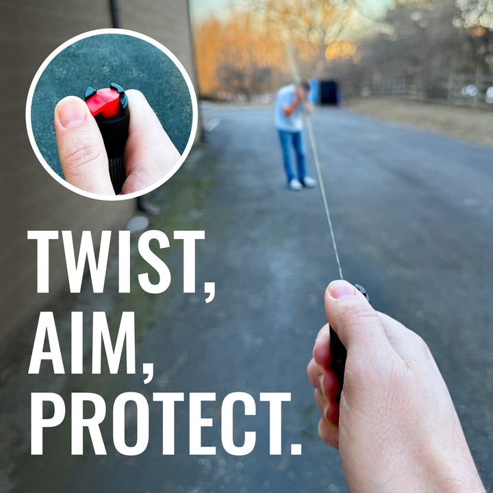 Mace Twist Lock Pepper Spray - Gray