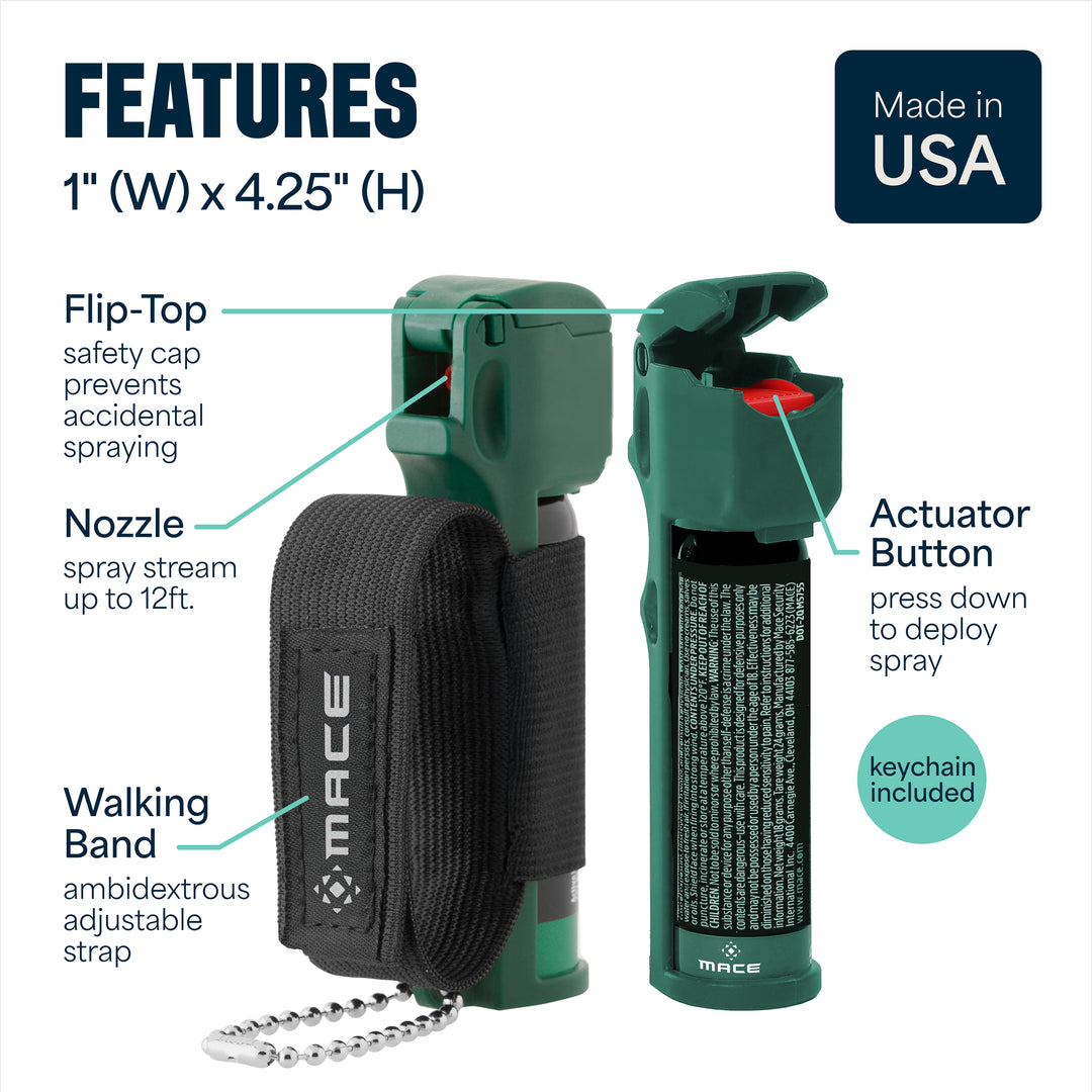 Mace Flip Top Muzzle Dog Deterrent & Self Defense Spray