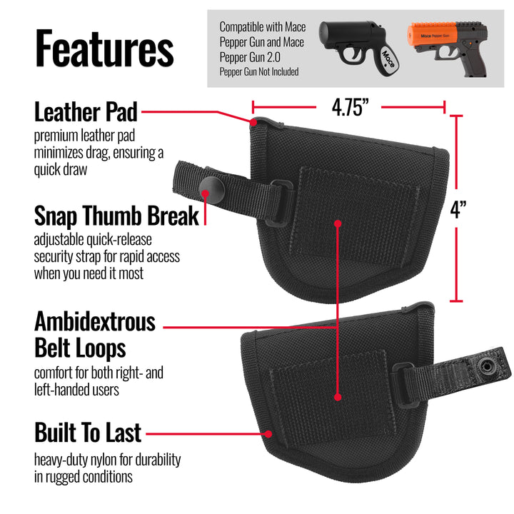 Pepper Gun Nylon Holster