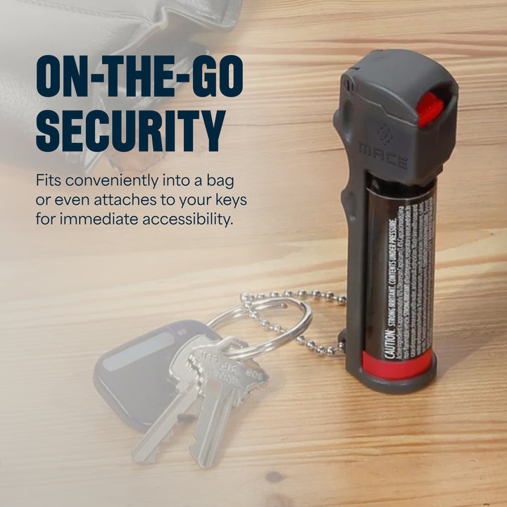 Mace Flip Top Pepper Spray - Black