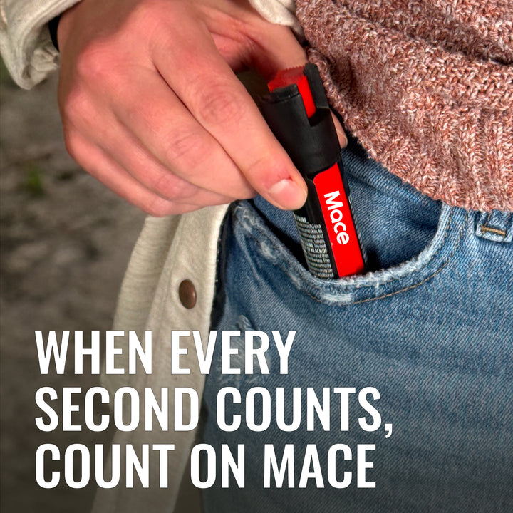 Mace Twist Lock Pepper Spray - Black/Red