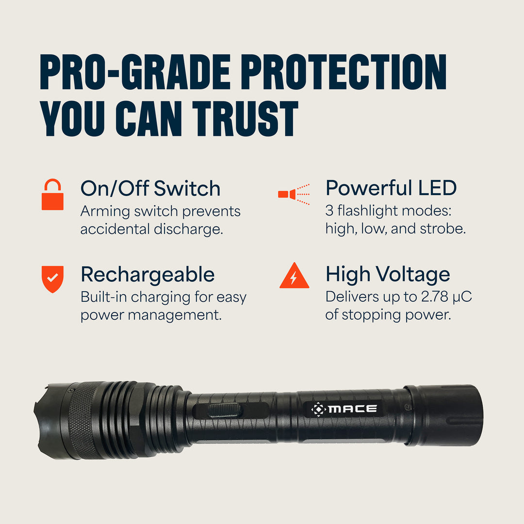 Mace Tactical Stun Gun Flashlight