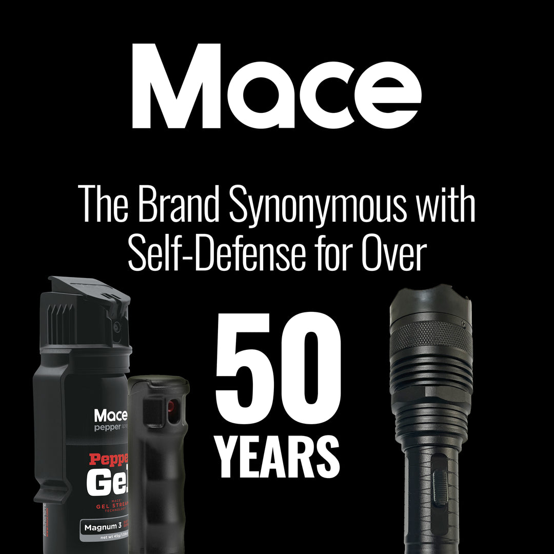Mace Stun Gun Bright LED Rechargeable Flashlight