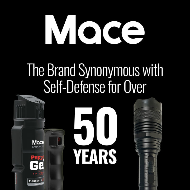 Mace Stun Gun Bright LED Rechargeable Flashlight