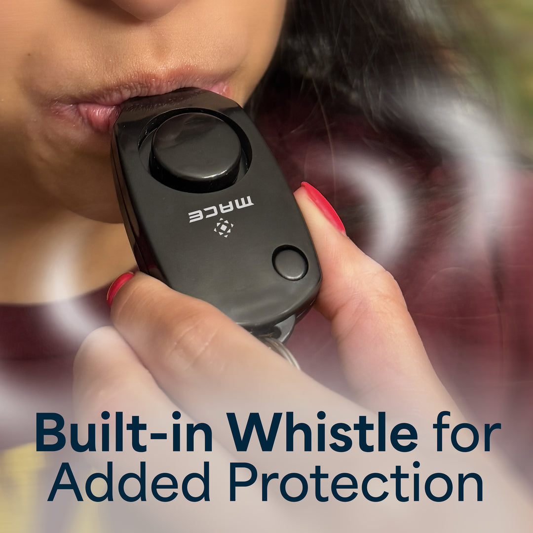 Mace Personal Safety Alarm with Keychain - Black