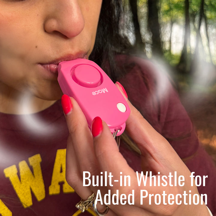 Mace Personal Safety Alarm with Keychain - Pink