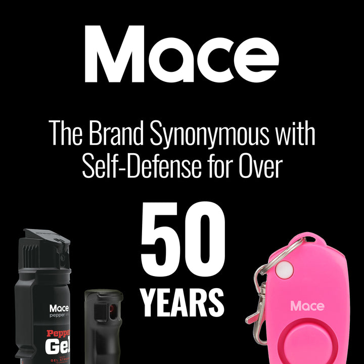 Mace Personal Safety Alarm with Keychain - Pink