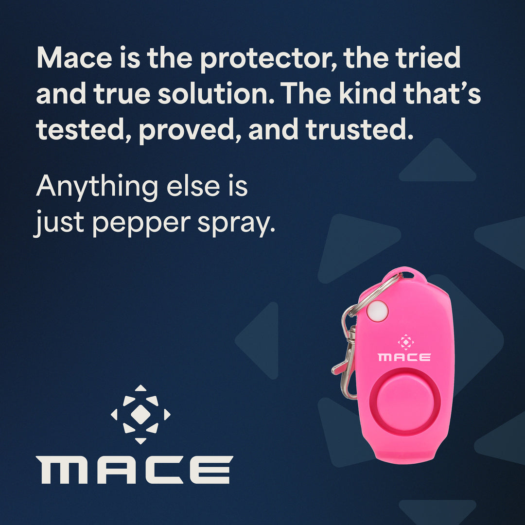 Mace Personal Safety Alarm with Keychain - Pink