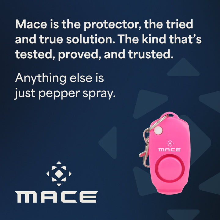 Mace Personal Safety Alarm with Keychain - Pink