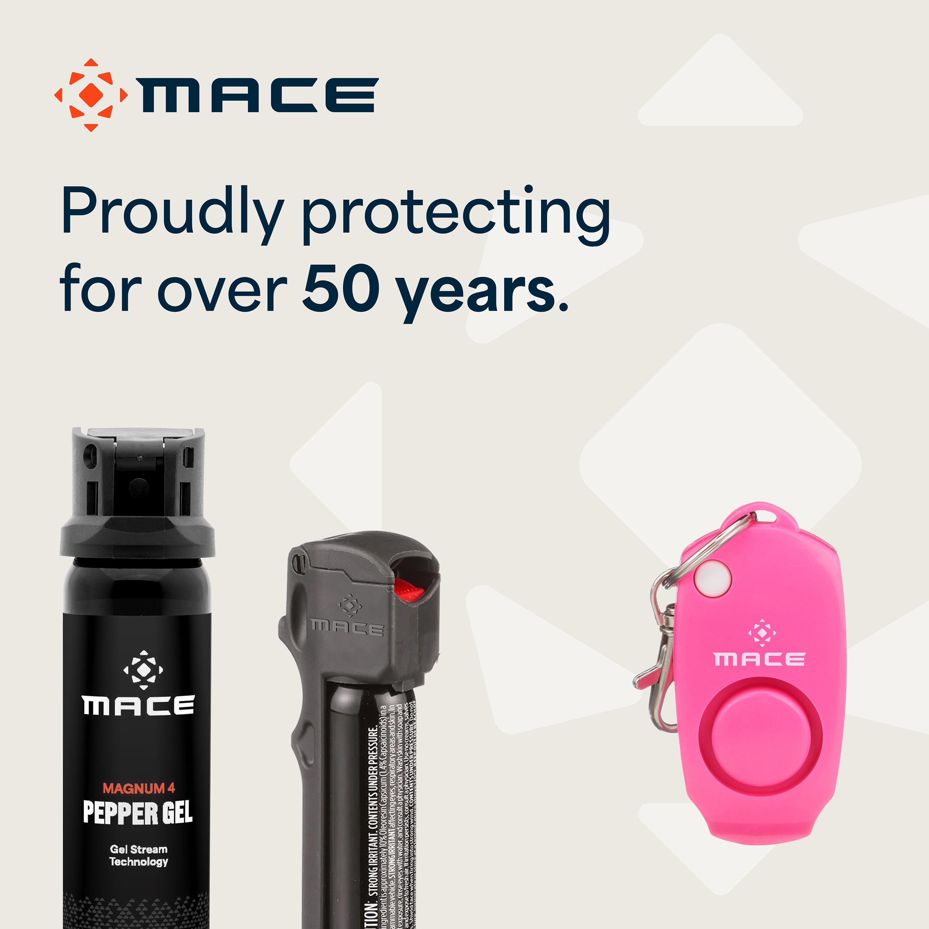 Black Personal Alarm | Mace® Brand Safety Keychain