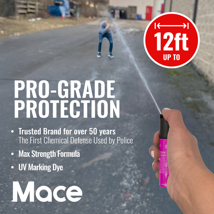 Mace Twist Lock Pepper Spray - Pink
