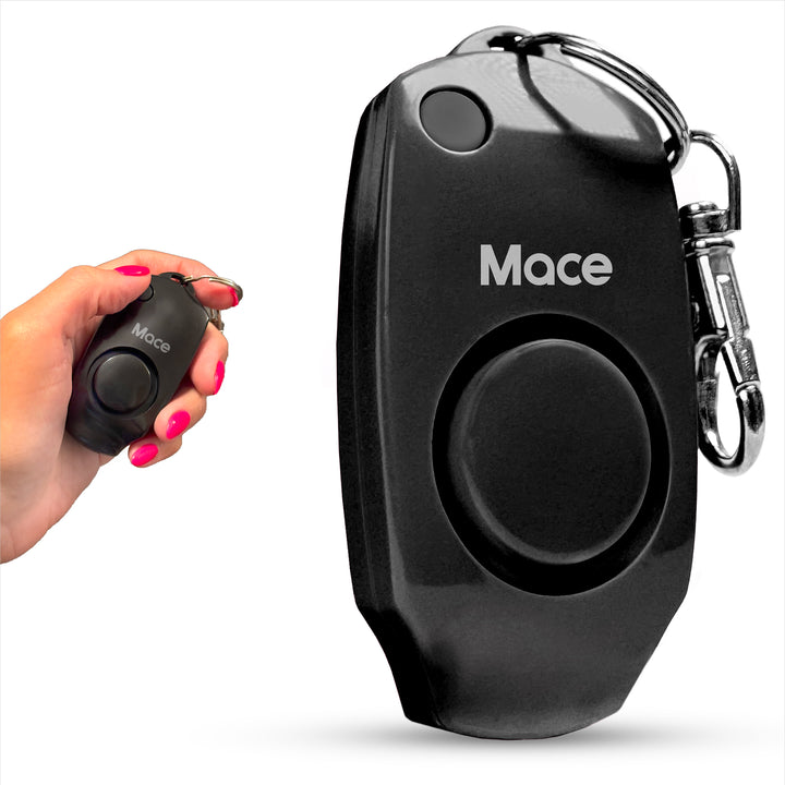Mace Personal Safety Alarm with Keychain - Black