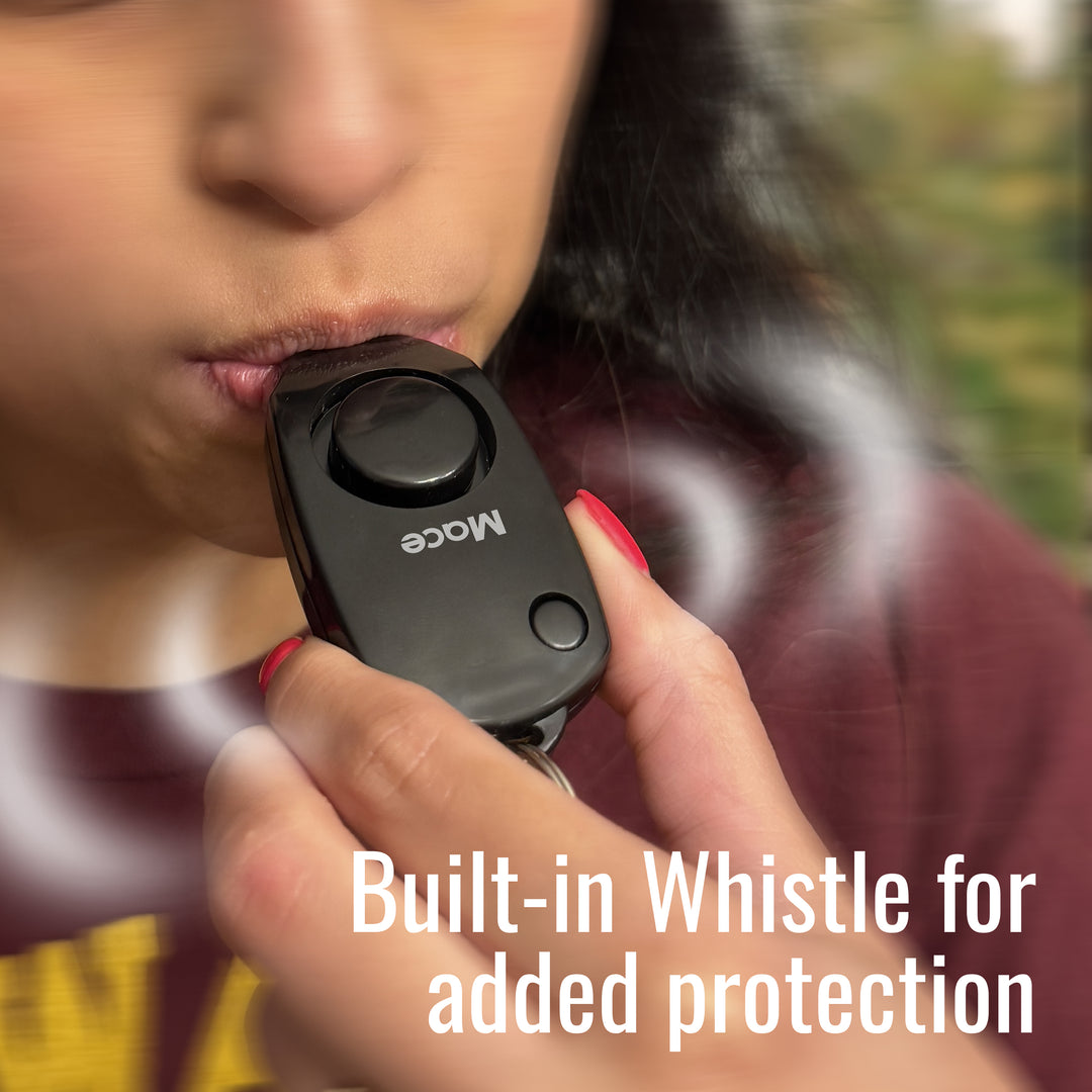 Mace Personal Safety Alarm with Keychain - Black