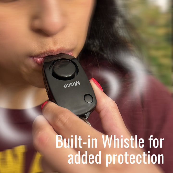 Mace Personal Safety Alarm with Keychain - Black