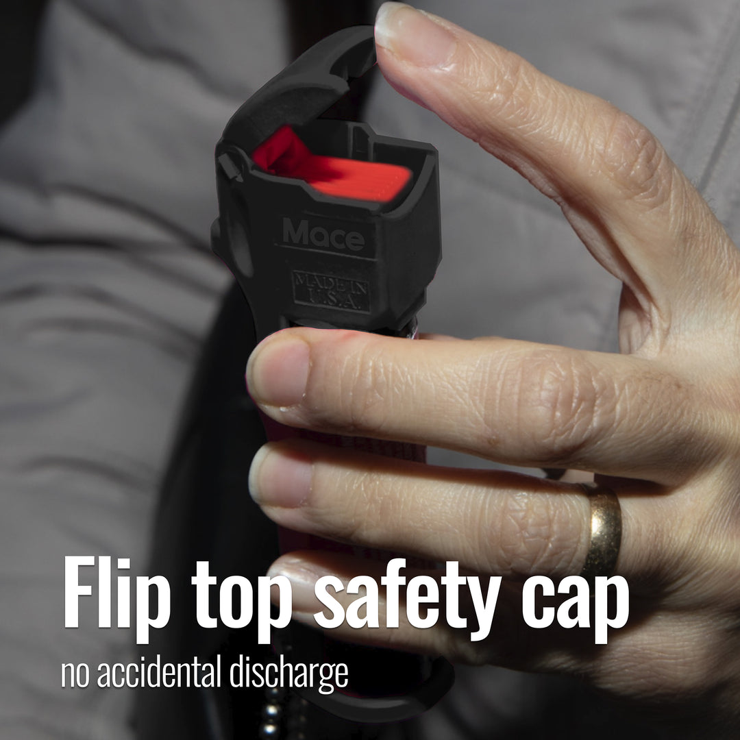 Mace Flip Top Pepper Spray - Black