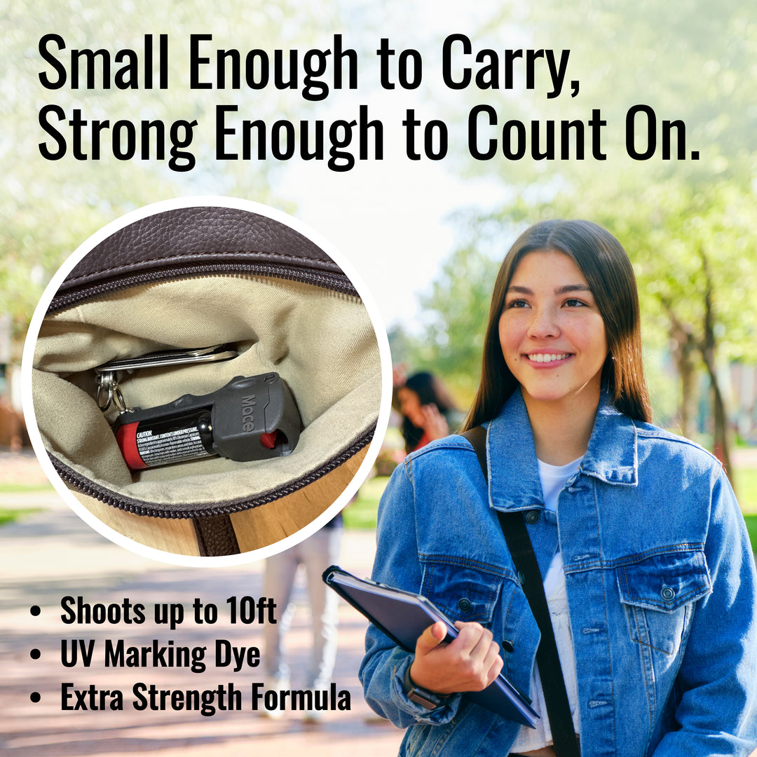 Mace Pepper Spray and Personal Alarm Combo Kit - Black